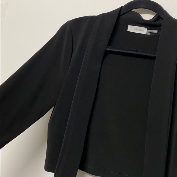 Calvin Klein Black Basic Short Shrug Cardigan - Picture 4 of 7